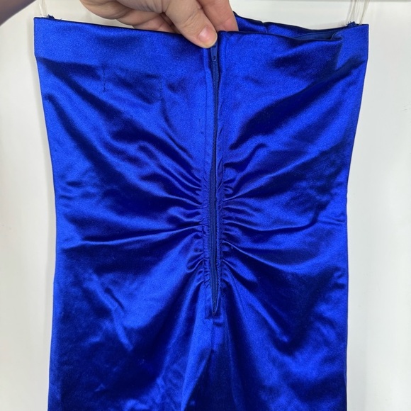 Love Nickie Lew Cobalt Blue Mini Dress Size Medium - Picture 4 of 6